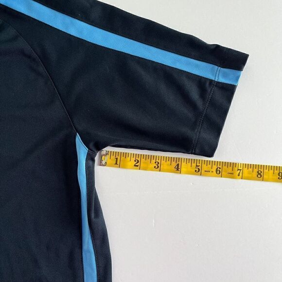 Disney Parks Nike Fit Dry Boys Short Sleeve Golf Polo Navy Blue Size Large 14-16 - Picture 8 of 11